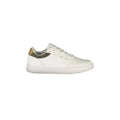 TOMMY HILFIGER Scarpe Sneakers Uomo Bianche con Dettagli Verde e Beige
