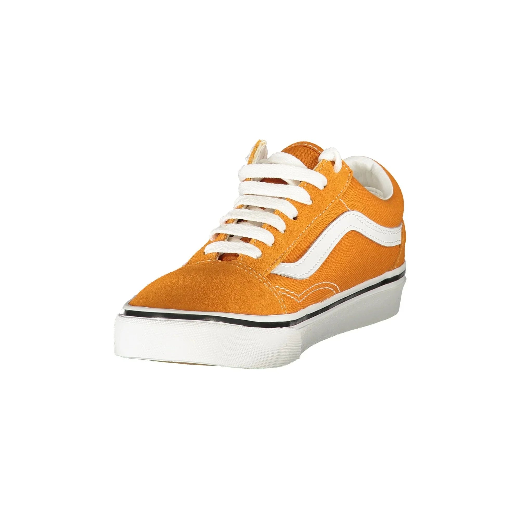 VANS Women's Orange Sneakers with Contrast Details