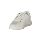 CALVIN KLEIN Calzature Sportive Donna Bianche con Dettagli Rosa