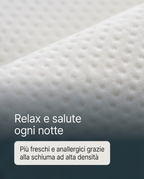 Coppia di cuscini in memory Vegetal in offerta con tessuto in cotone sfoderabile