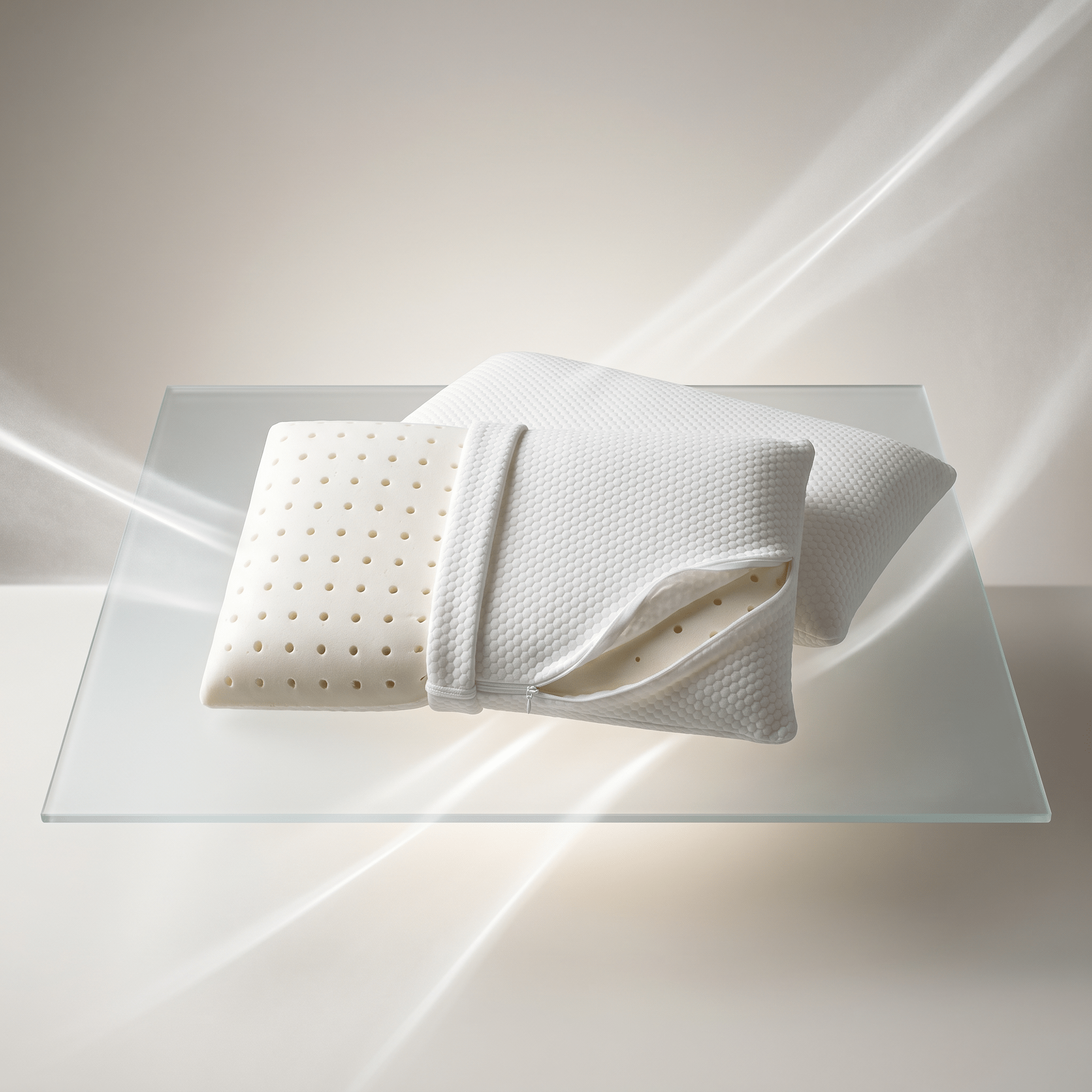 Coppia di cuscini in memory Vegetal in offerta con tessuto in cotone sfoderabile
