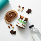 Hazelnut and dark chocolate spread with no added sugar