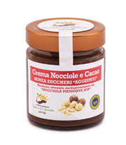 Crema spalmabile nocciole Piemonte IGP e cacao senza zuccheri