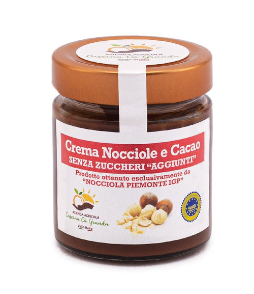 Hazelnut and cocoa spread with no added sugar