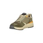 BLAUER Sneakers Uomo Verdi con Dettagli a Contrasto e Logo
