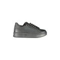 GAELLE PARIS Scarpe Sneakers Uomo Nere con Dettagli a Contrasto