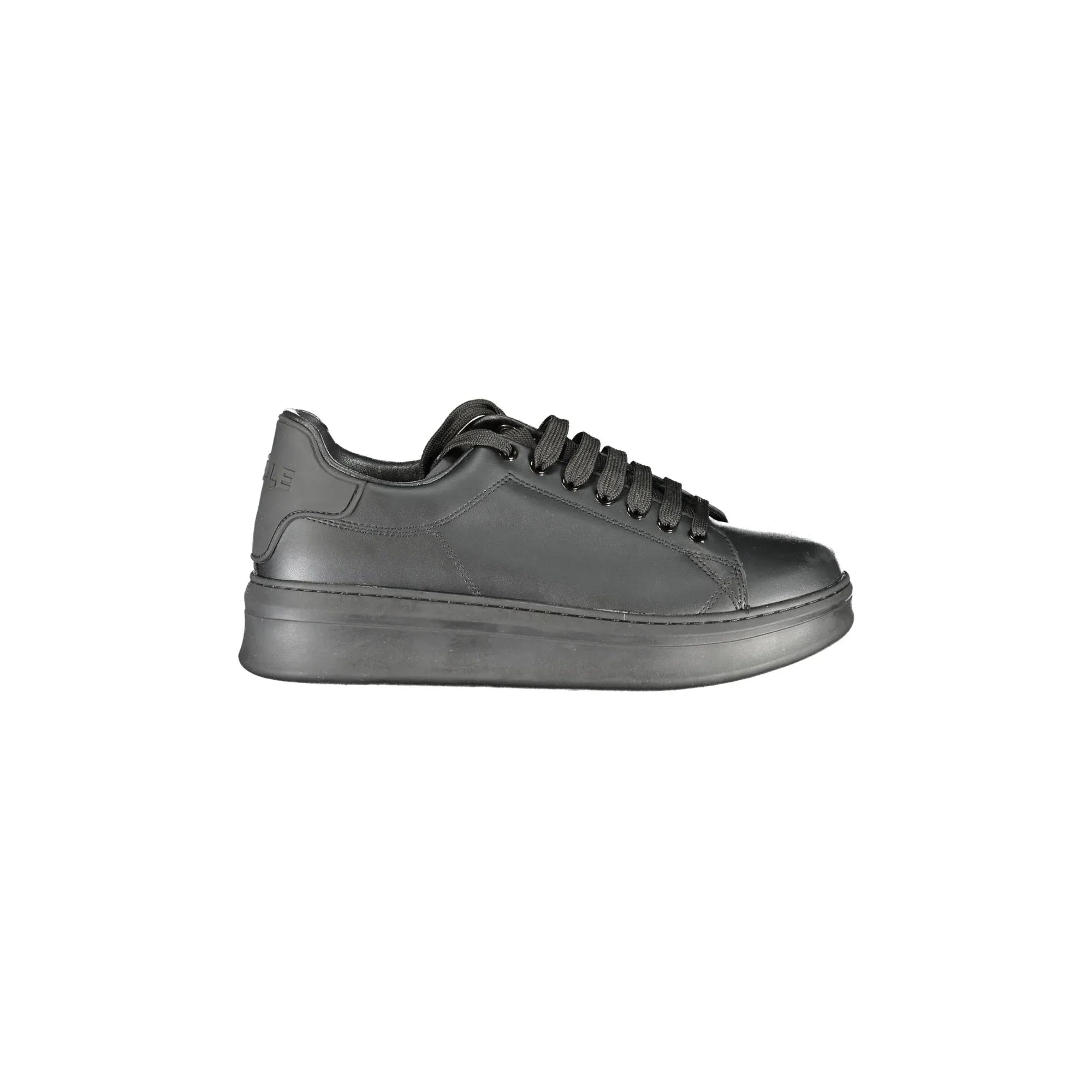 GAELLE PARIS Men's Black Sneakers with Contrast Details