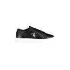 CALVIN KLEIN Scarpe Sneakers Uomo Nere con Dettagli a Contrasto