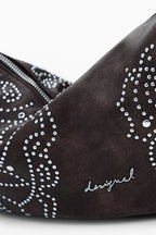 DESIGUAL Women's Brown Shoulder Bag, Poker Face Munster