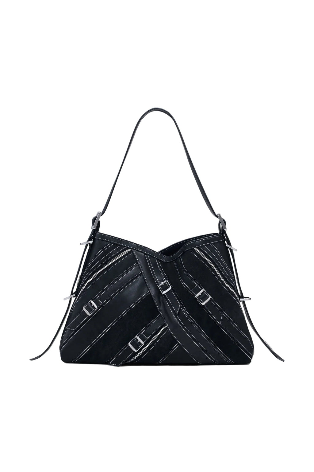 DESIGUAL Women's Black Fibonacci Buxton Shoulder Bag