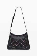 DESIGUAL Borsa Donna Nera a Tracolla Yankee Manaos con Borchie