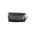CALVIN KLEIN Women's Black Shoulder Bag with Removable Shoulder Strap and Magnetic Closure