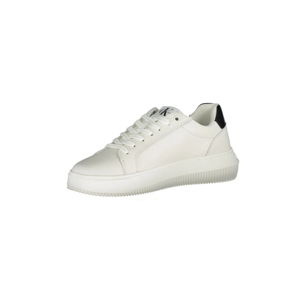 CALVIN KLEIN Calzatura Sportiva Donna Bianca con Dettagli a Contrasto