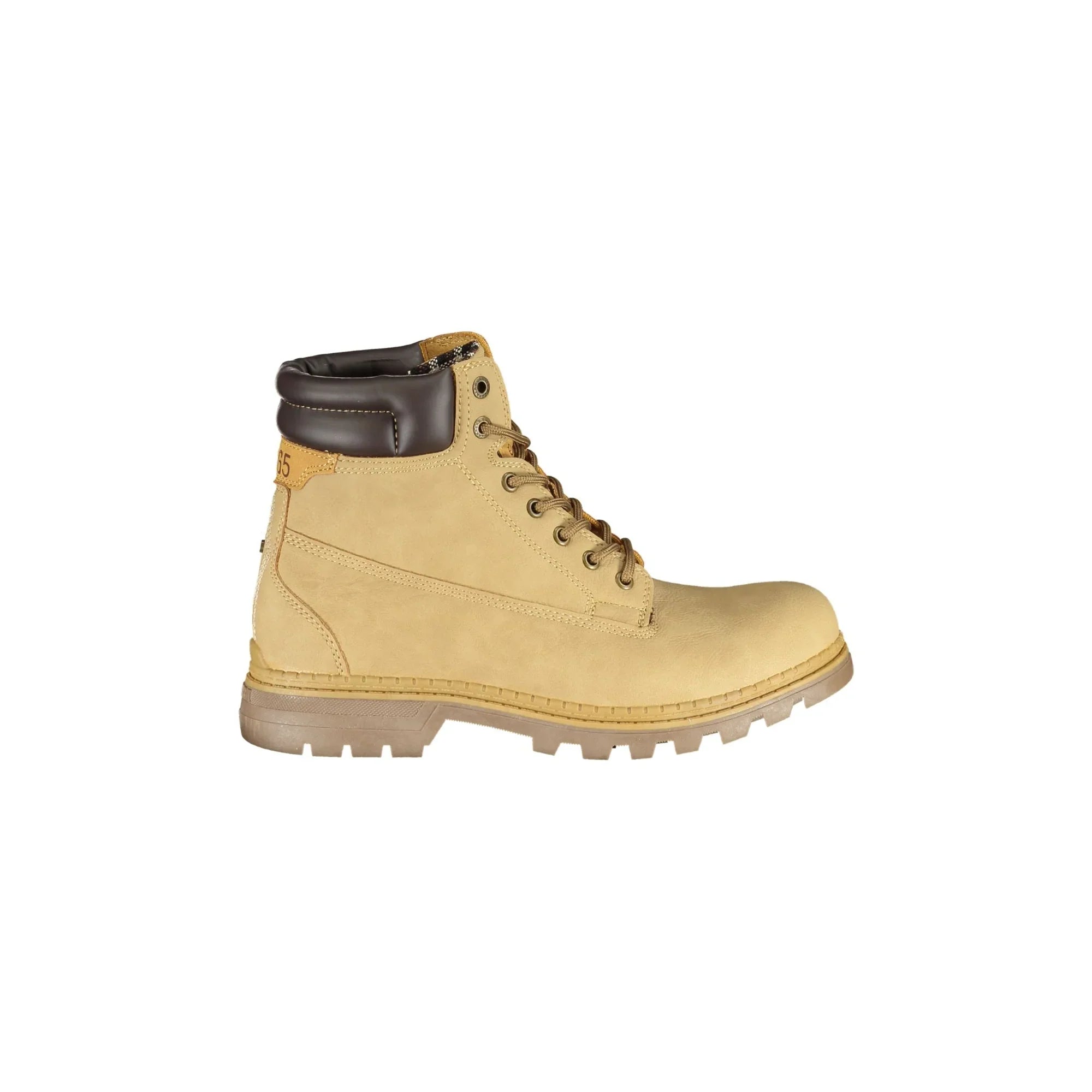CARRERA Stivaletti Donna Beige con Lacci e Dettagli a Contrasto