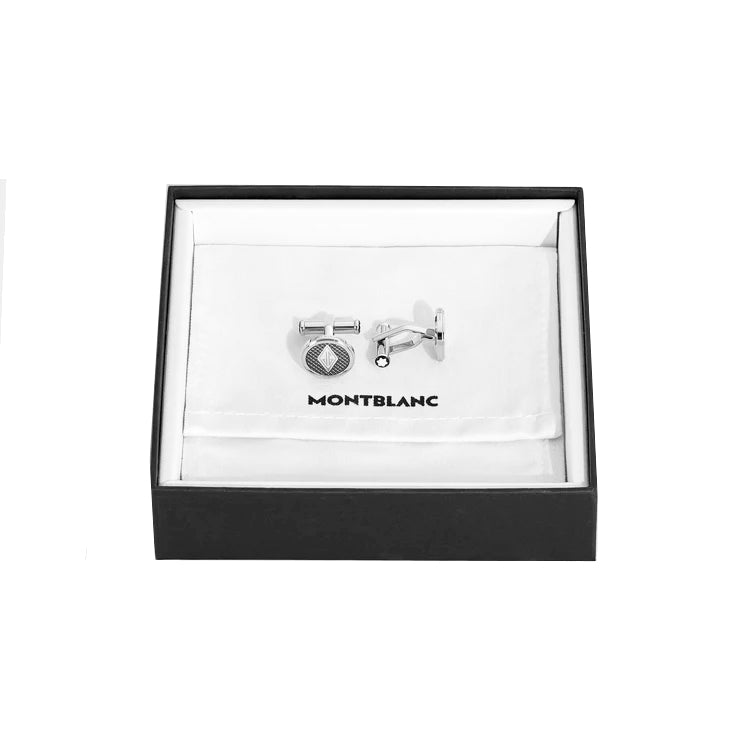 Montblanc Great Characters Homage to The Great Gatsby Steel Cufflinks 132981