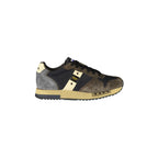 BLAUER Sneakers Uomo Blu con Lacci e Dettagli a Contrasto