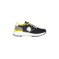BLAUER Scarpe Sportive Uomo Blu con Dettagli Gialli e Lacci