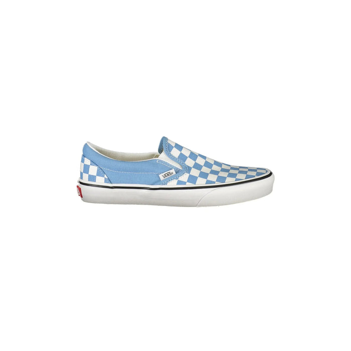 Vans Women's Blue Classic Slip-On Checkerboard Sneakers
