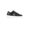 CALVIN KLEIN Women's Black Sneakers with Contrast Sole