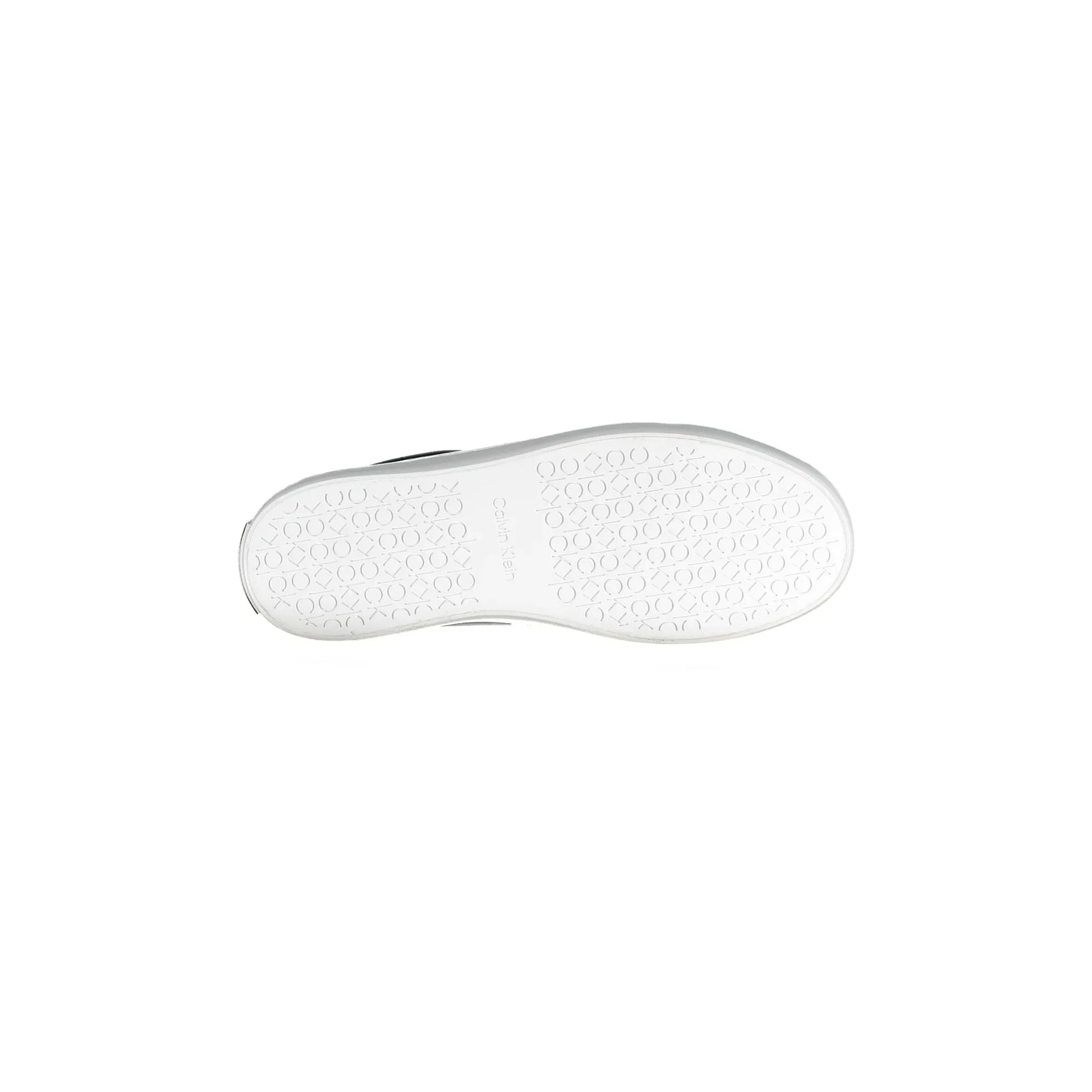CALVIN KLEIN Women's Black Sneakers with Contrast Details and Logo