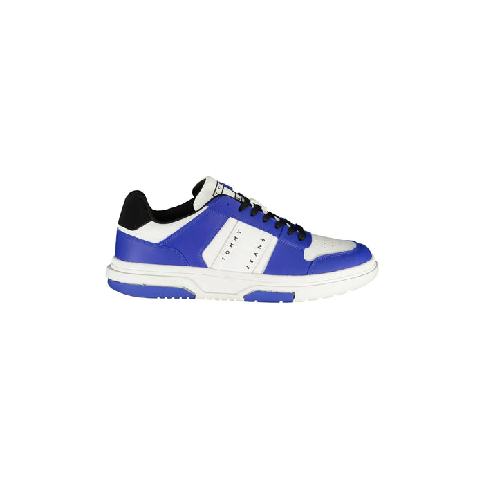 TOMMY HILFIGER Men's Blue Sneakers with Contrast Details