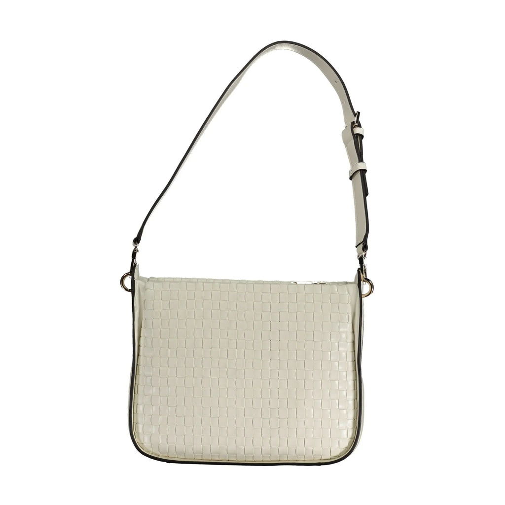 GUESS JEANS Borsa Donna MAJKA Bianca con Manico Regolabile