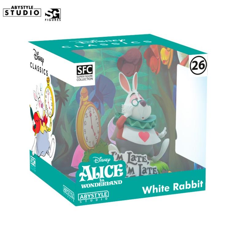 ABYSTYLE - SFC: DISNEY ALICE IN WONDERLAND 26 "WHITE RABBIT" WHITE RABBIT