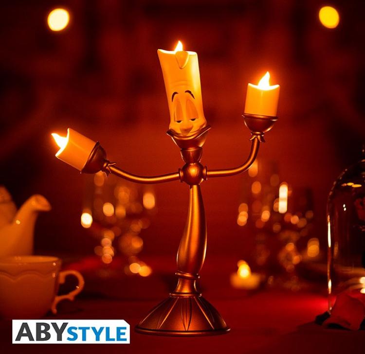 Abystyle LED Table Lamp Beauty and the Beast Lumiere Disney Beauty & Beast