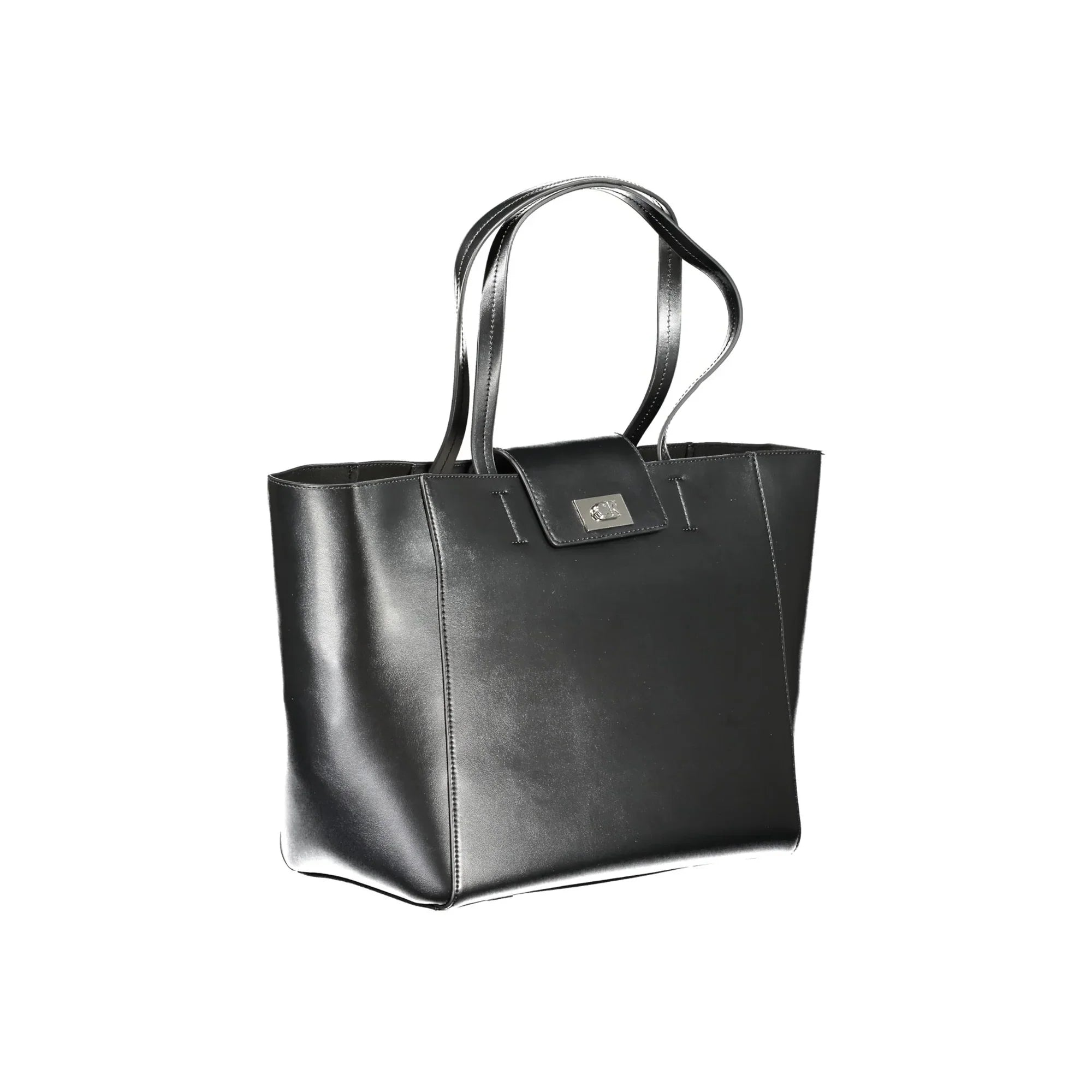 CALVIN KLEIN Women's Black Shoulder Bag with Long Handles