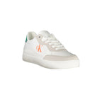 CALVIN KLEIN Sneakers Uomo Bianche con Lacci e Dettagli