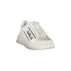 GAELLE PARIS Scarpe Sneakers Donna Bianche con Dettagli a Contrasto