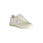 CALVIN KLEIN Women's White Sport Shoes with Contrast Details
