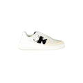 CALVIN KLEIN Scarpe Sneakers Uomo Bianche con Dettagli a Contrasto e Logo Stampato