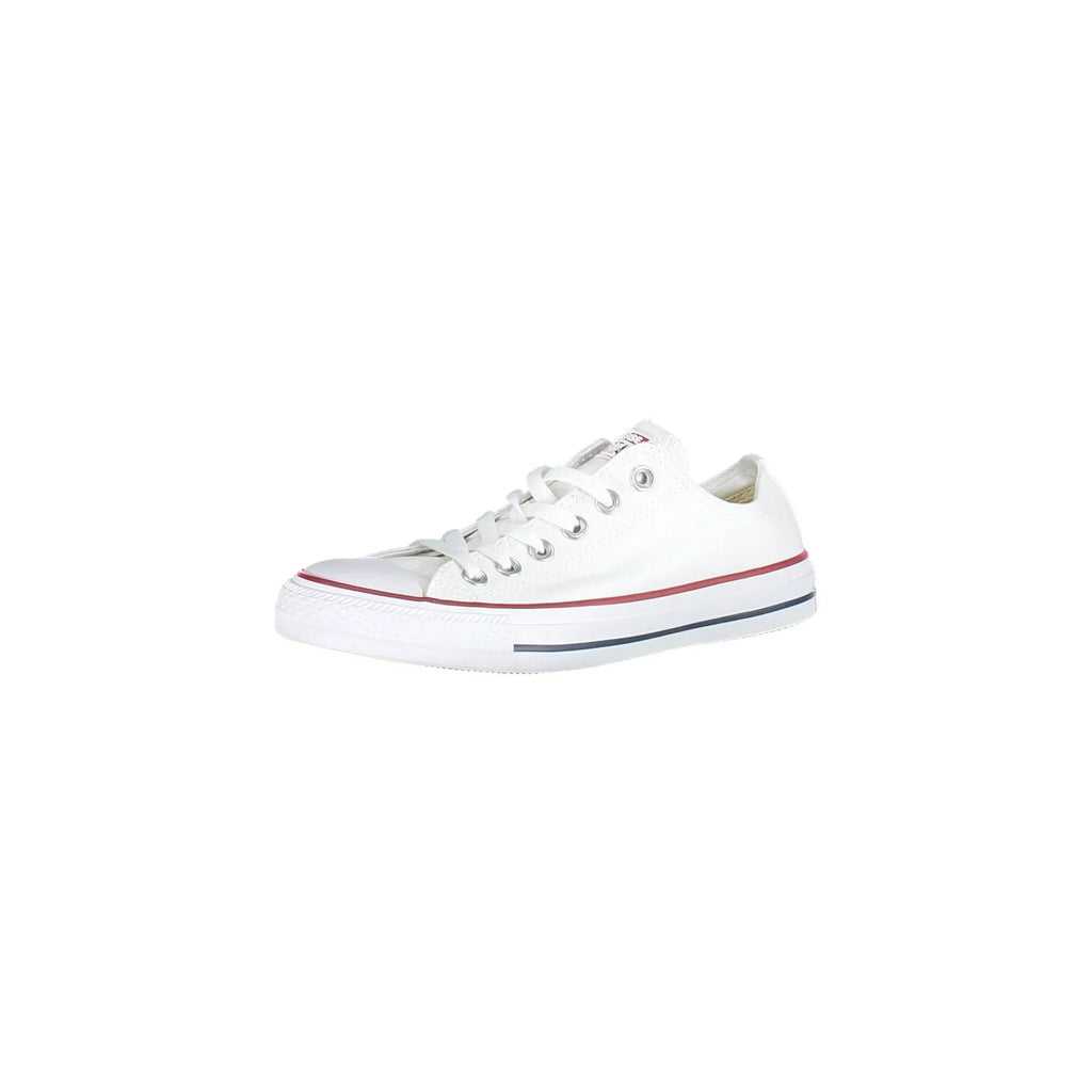 CONVERSE Women's White Sneakers with Laces and Contrast Sole
