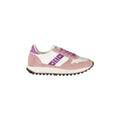 BLAUER Women's White Athletic Shoes with Contrast Details
