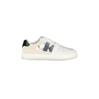 CALVIN KLEIN Scarpe Sneakers Bianche da Donna con Dettagli a Contrasto
