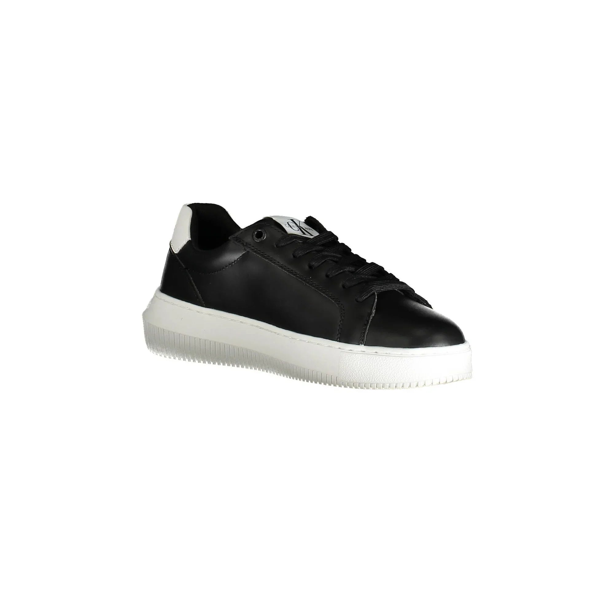 CALVIN KLEIN Women's Black Sneakers with Contrast Details