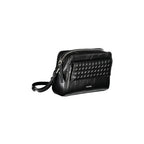 Calvin Klein Women's Black Adjustable Shoulder Bag with Zip and Magnet