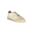 BLAUER Sneakers Uomo Bianche con Lacci e Dettagli in Blu