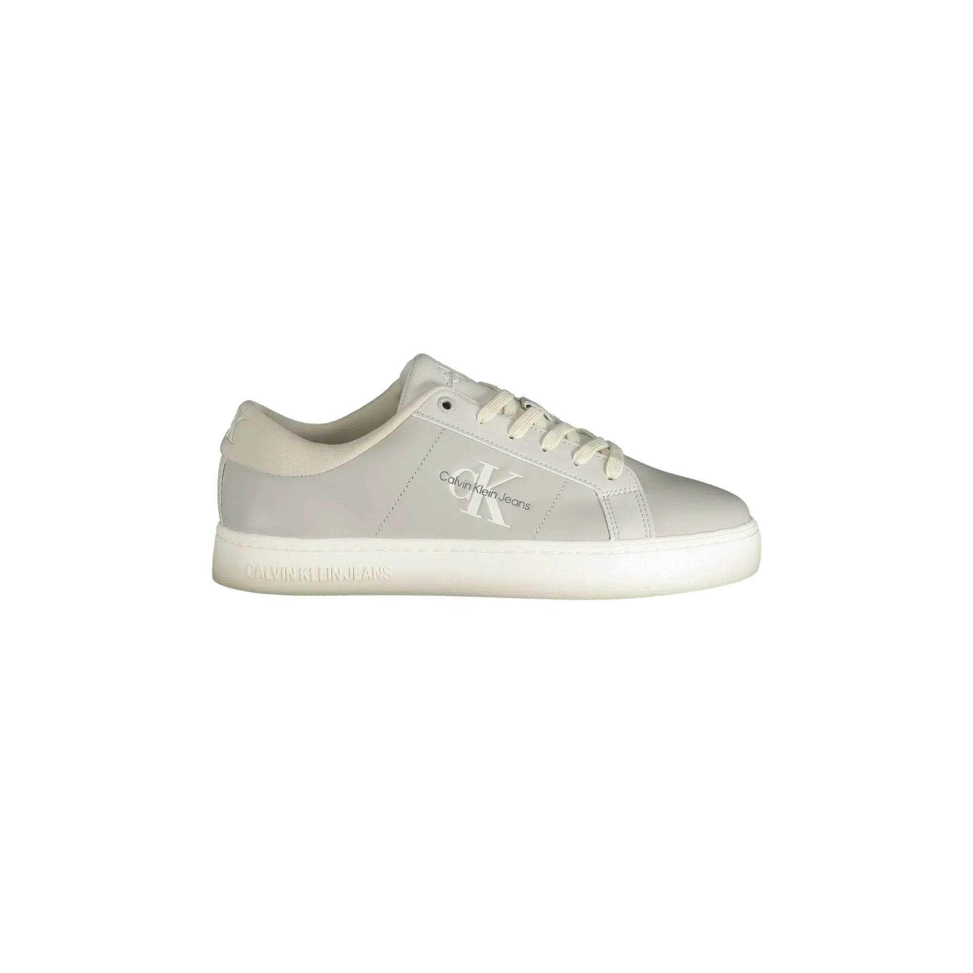 CALVIN KLEIN Men's Grey Sneakers with Contrast Details