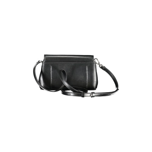 CALVIN KLEIN Women's Black Crossbody Bag with Snap Closure
