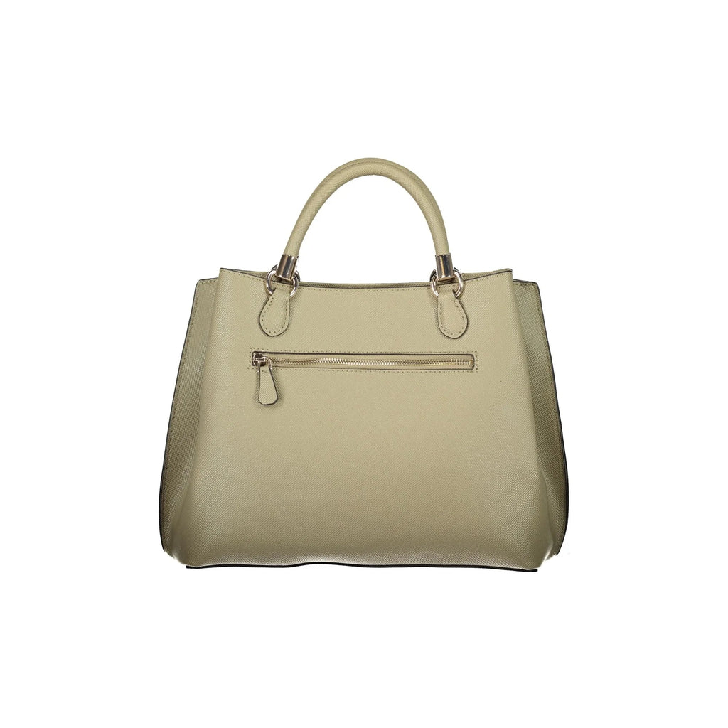 Guess Jeans Borsa Donna Verde Gizele con Tracolla e Doppi Manici