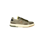 BLAUER Sneakers Uomo Verdi con Lacci e Dettagli a Contrasto