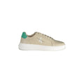 CALVIN KLEIN Scarpe Sneakers Uomo Beige con Dettagli a Contrasto