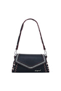 DESIGUAL Women's Black Manhattan Pespuntes Zarauz Shoulder Bag