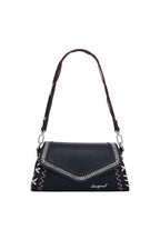 DESIGUAL Women's Black Manhattan Pespuntes Zarauz Shoulder Bag