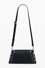 DESIGUAL Women's Black Manhattan Pespuntes Zarauz Shoulder Bag