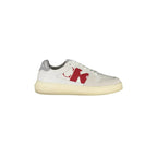 CALVIN KLEIN Scarpe Sneakers Uomo Bianche con Dettagli a Contrasto