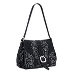 DESIGUAL Women's Black Poker Face Posadas Bag with Studs