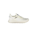 BLAUER Sneakers Uomo Bianche con Lacci e Dettagli a Contrasto